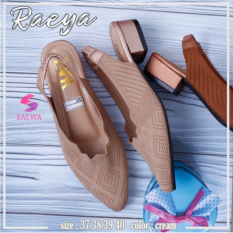 Sepatu Rajut Hak 3cm Zara Tali