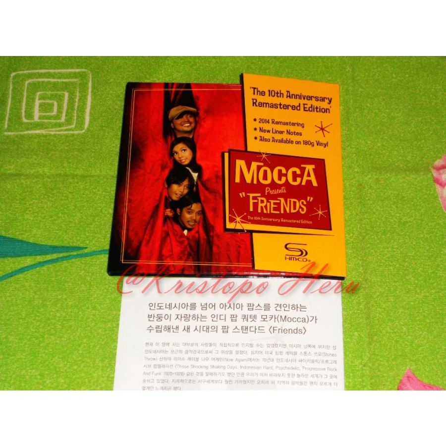 CD Korea SHM Mocca Friends 10th Anniversary Bob Tutupoly Remastered Japan vinyl lp dvd single remast