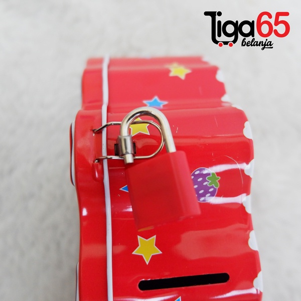 365 COIN BANK #40966 Celengan Gembok / Buka Tutup Karakter Fancy