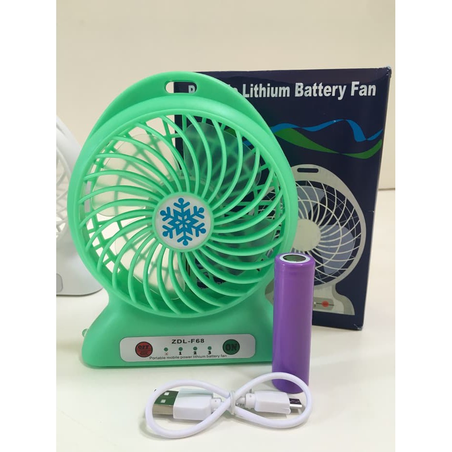 Kipas Angin Mini Portable + Powerbank / Mini Fan Usb Powerbank