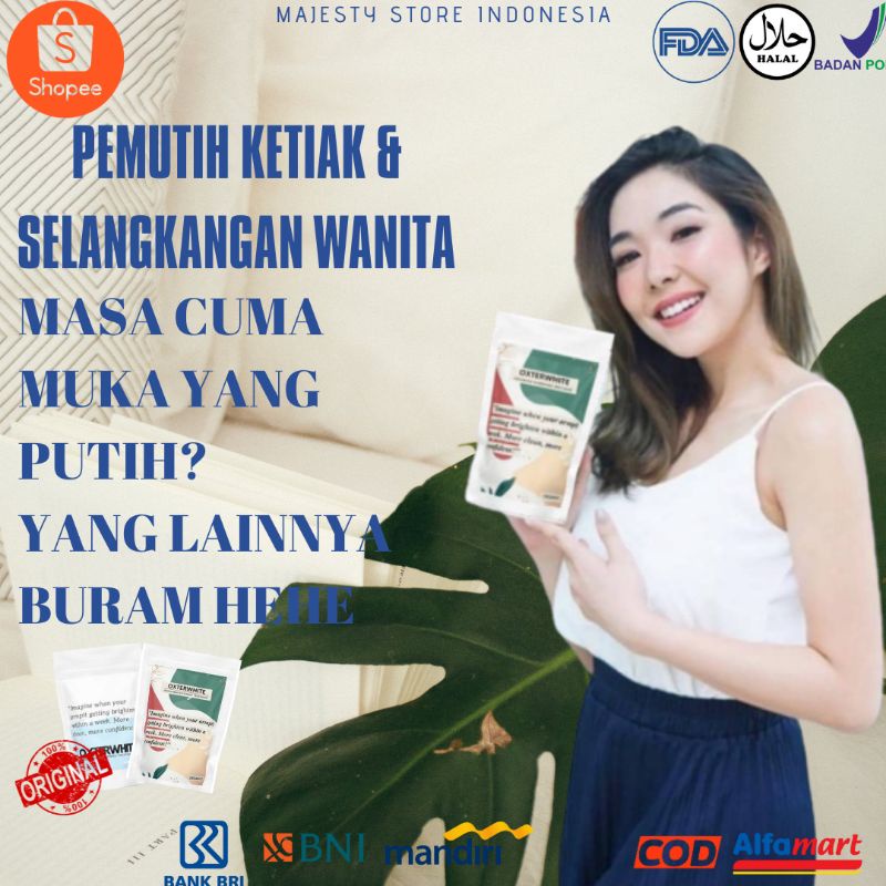 Oxterwhite Penghilang Benjolan,Tahi Lalat, dan Bekas Luka Alami Herbal Murah Permanen