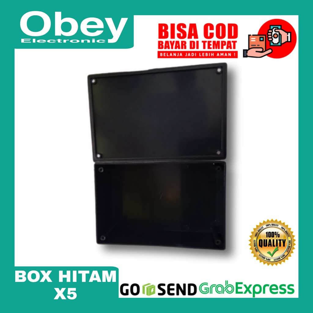 BOX HITAM X5 UK 15Cm X 10Cm