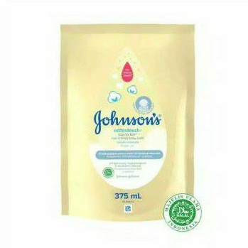 Johnson's Baby Wash Cotton Touch Top to Toe 375ml - Johnson Sabun Bayi Kemasan Isi Ulang