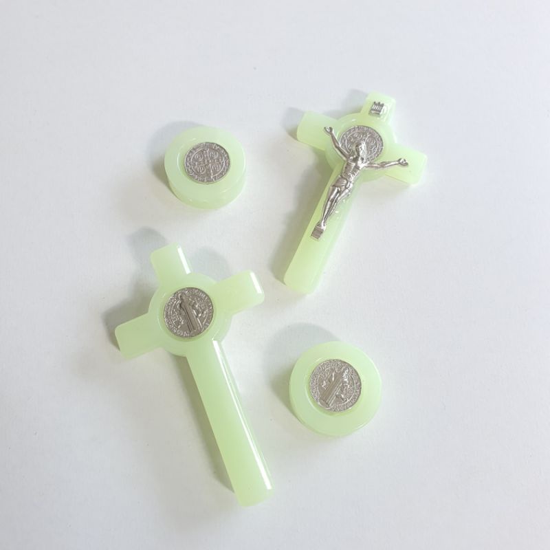 Isi 12 set - Bahan Rosario Fosfor Salib Benediktus dan harces sekat