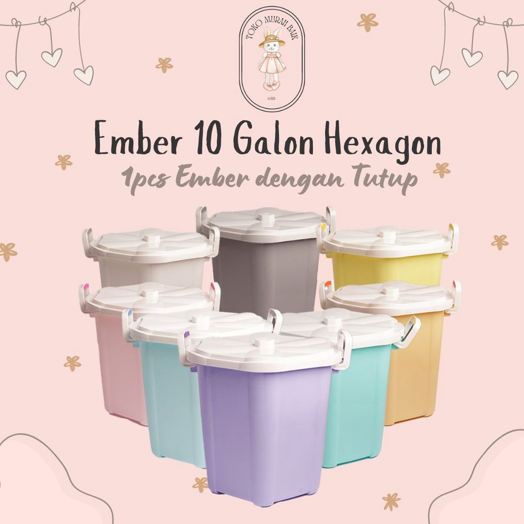 Jual Ember Tutup Besar Ember 40 Liter Ember Kamar Mandi 10 Galon Basin Mb Official 7593