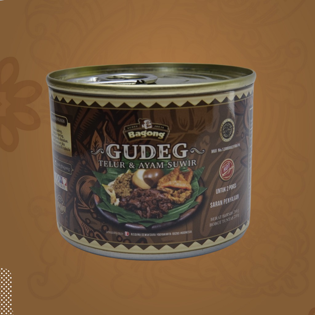 

Gudeg Telur dan Ayam Suwir Kemasan 210 gram