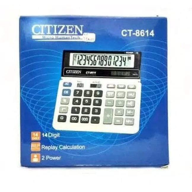 

Diskon Promo AMR KALKULATOR CITIZEN CT 8614 - CALCULATOR CT 8614 14 DIGIT ✩ ☑