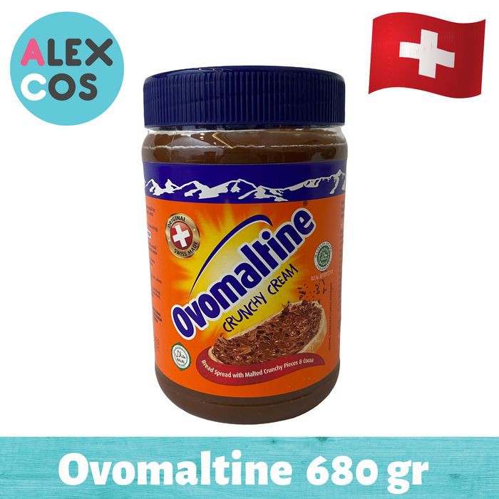 

Ovomaltine Crunchy Cream Spread Cocoa Cokelat 680 Gram