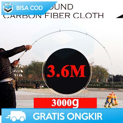 ALAT PANCING JORAN  PORTABLE CARBON FIBER TAFFSPORT GHOTDA - CF300 ORI