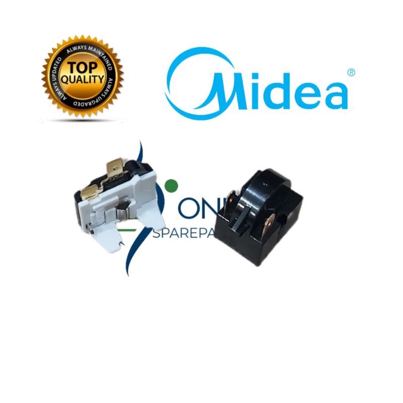 Relay overload kulkas Midea 2 pintu