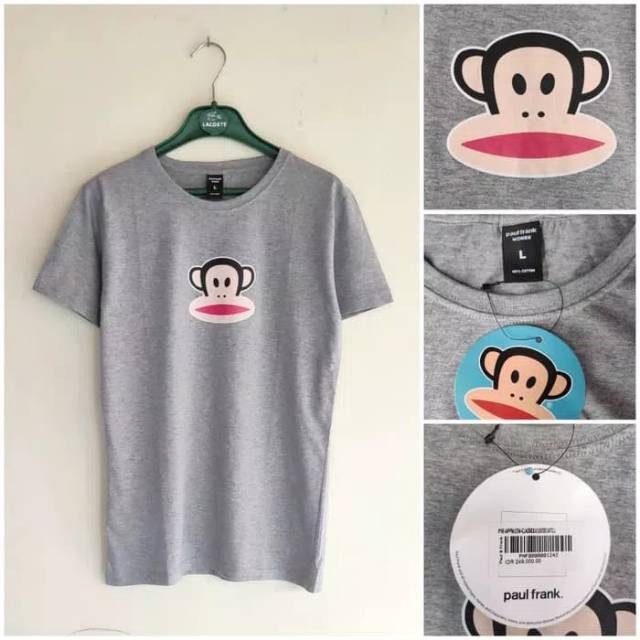 Paul Frank Women Classic Julius Grey Tees/ T-Shirt/ Kaos Original