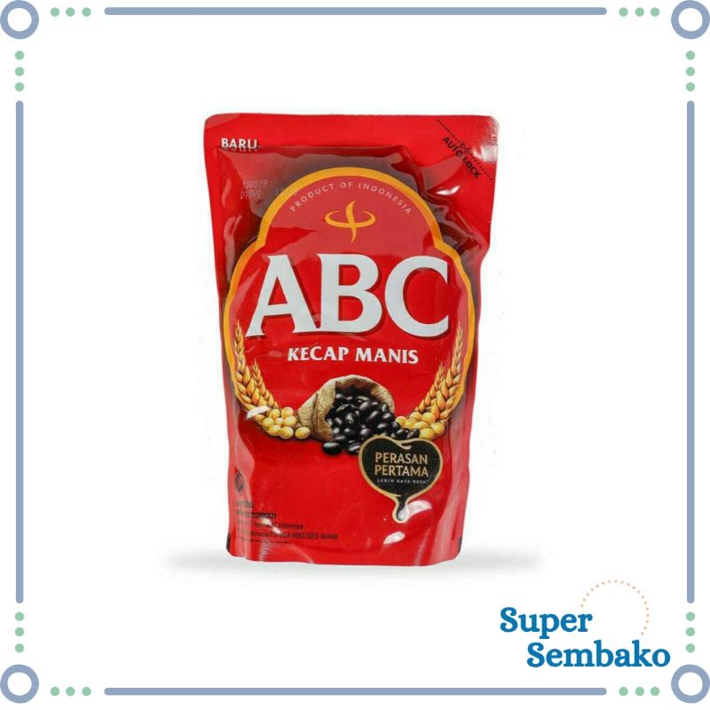 KECAP MANIS ABC REFILL POUCH 520ml / 520 ml BERKUALITAS DAN MURAH