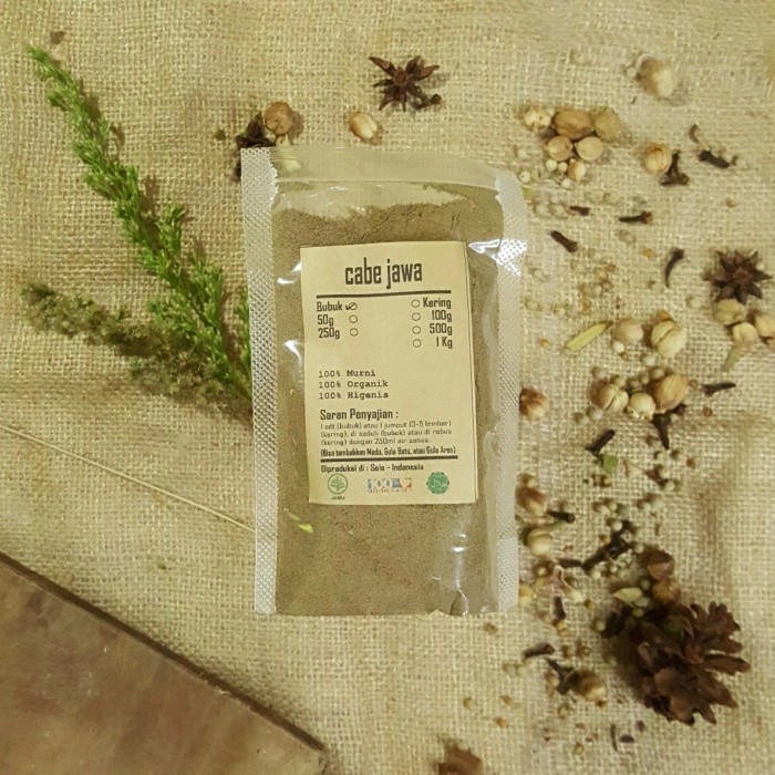 

CABE JAWA BUBUK 100 GRAM - Piper retrofractum Vahl - MURNI