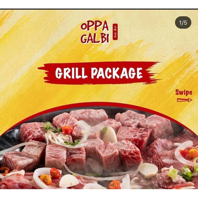 Oppa Galbi Pluit - Grill Package ( Komplit )