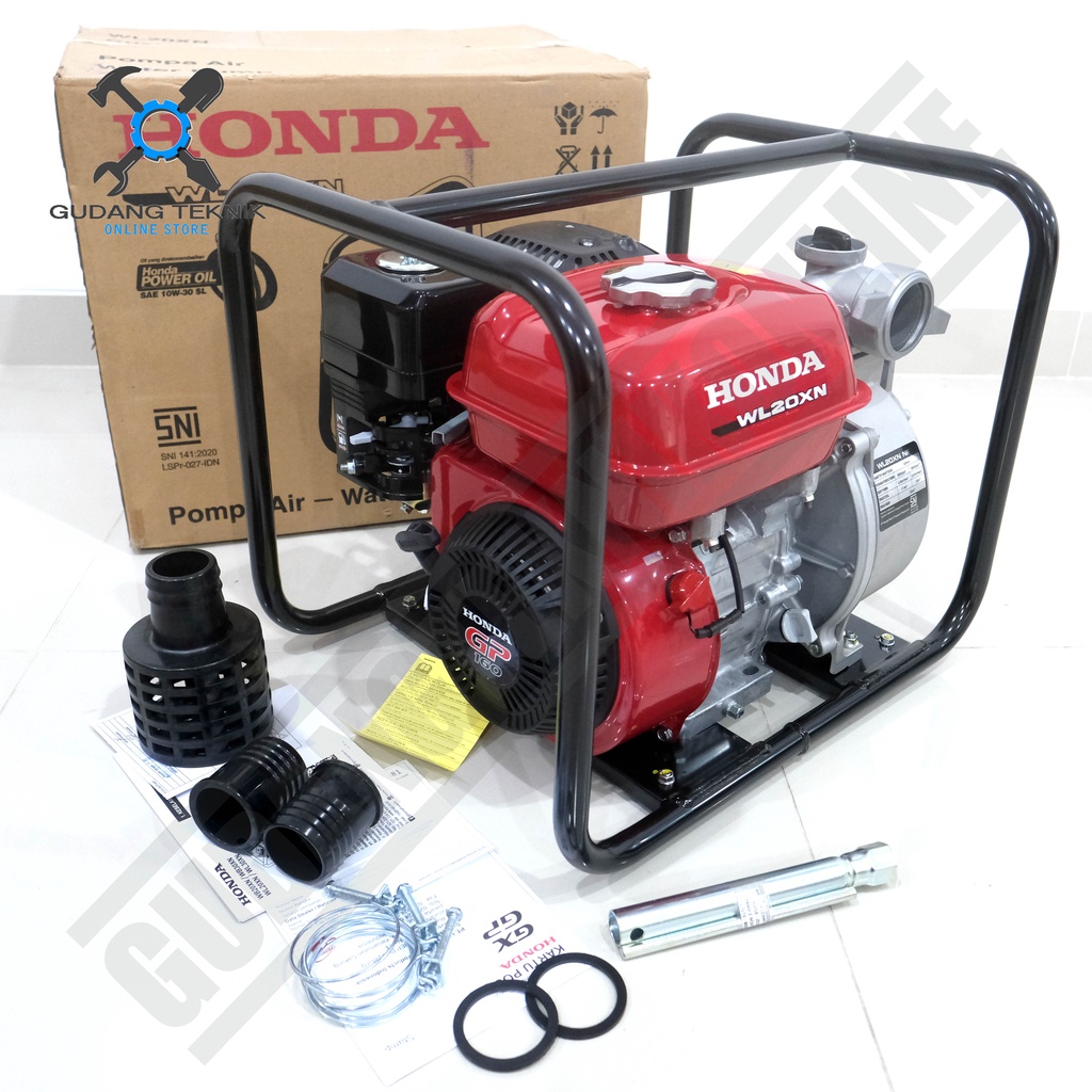 Water Pump 2&quot; HONDA WL20XN GP160 / Mesin Waterpump Alkon 2 Inch - Pompa Air Irigrasi Sawah WL 20 XN HONDA