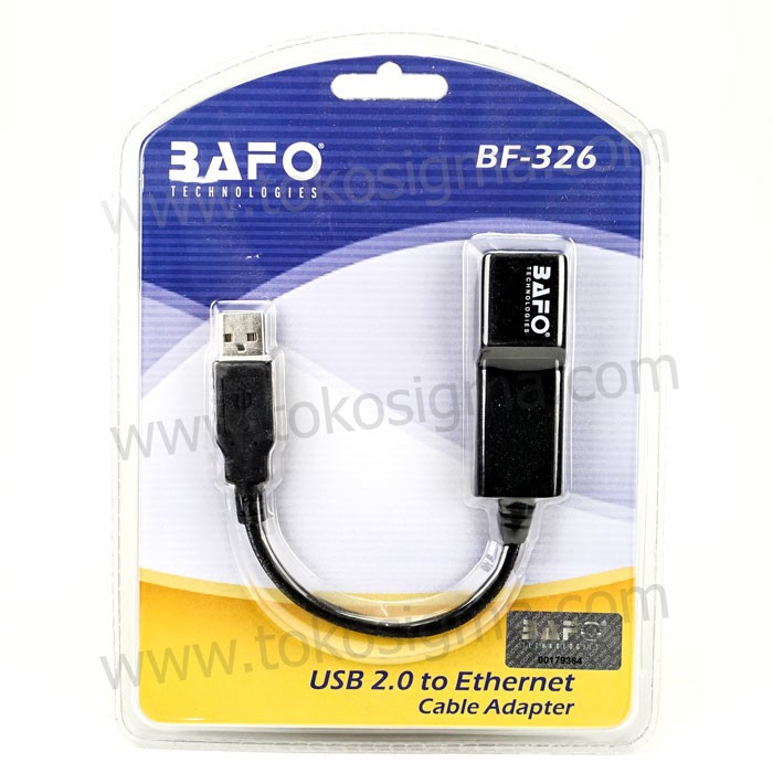 BAFO BF-326 USB 2.0 to LAN ETHERNET CABLE ADAPTER