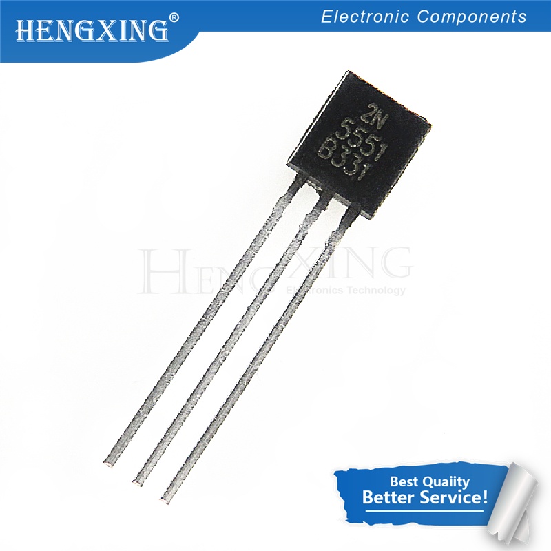 1000pcs Amplifier 2N5551 TO-92 NPN General Purpose 0.6A 160V NPN