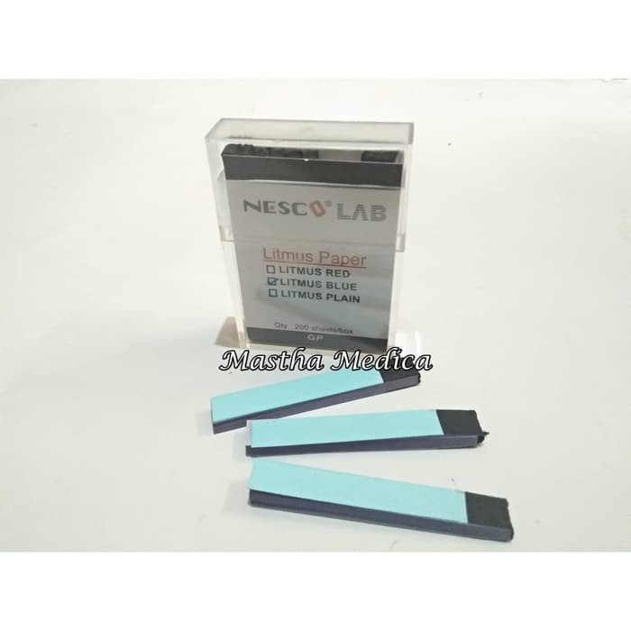 Litmus paper blue / kertas lakmus cek asam basa Biru