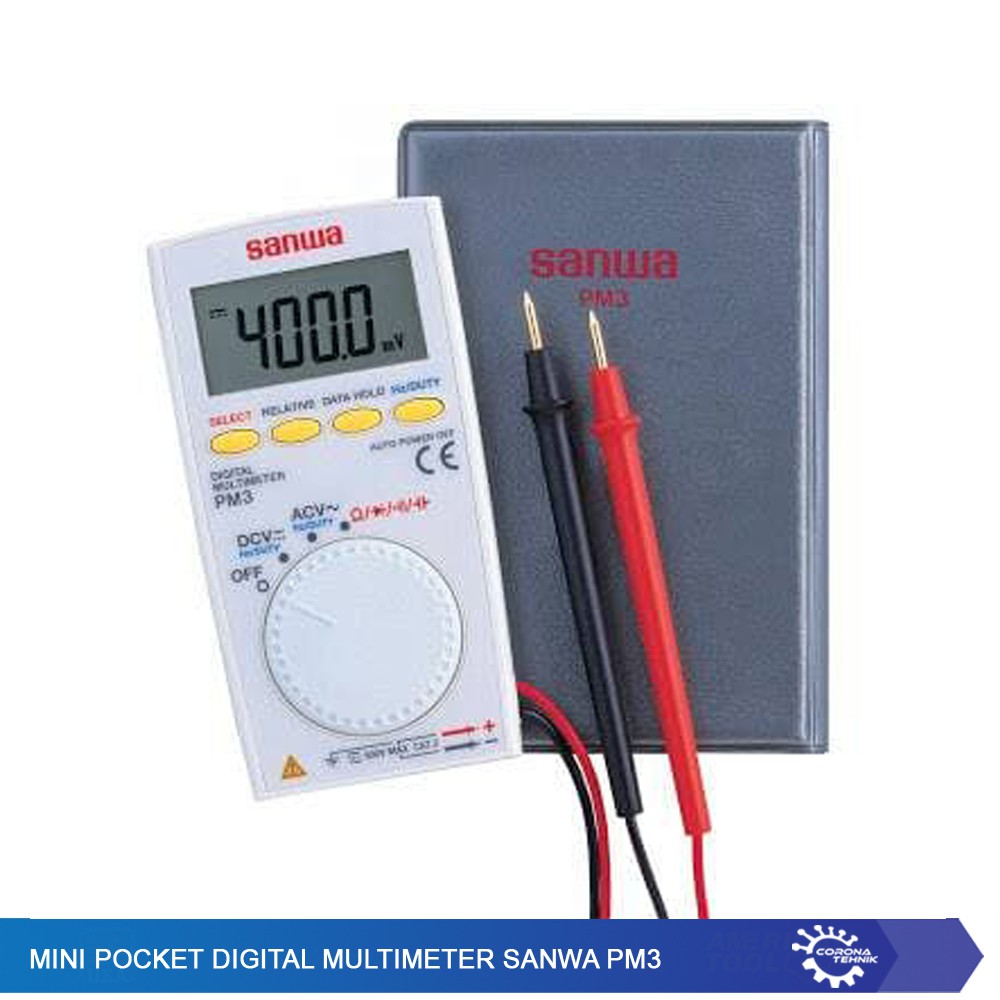 Mini Pocket Digital Multimeter Sanwa PM3