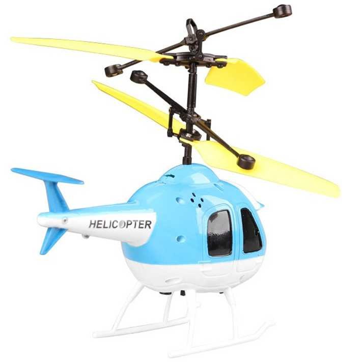 Mainan Helikopter Anak-Anak dengan Kontrol Sensor Bagian Bawah Helicopter RC Keren Unik Menarik