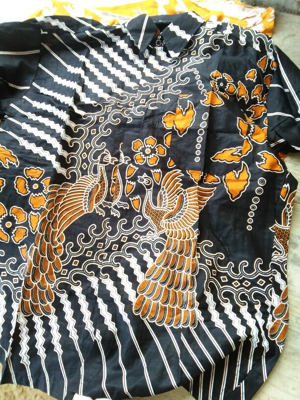 Kemeja Batik Pria Lengan Panjang Size M L Xl Xxl  Bswart Batik Hrb026