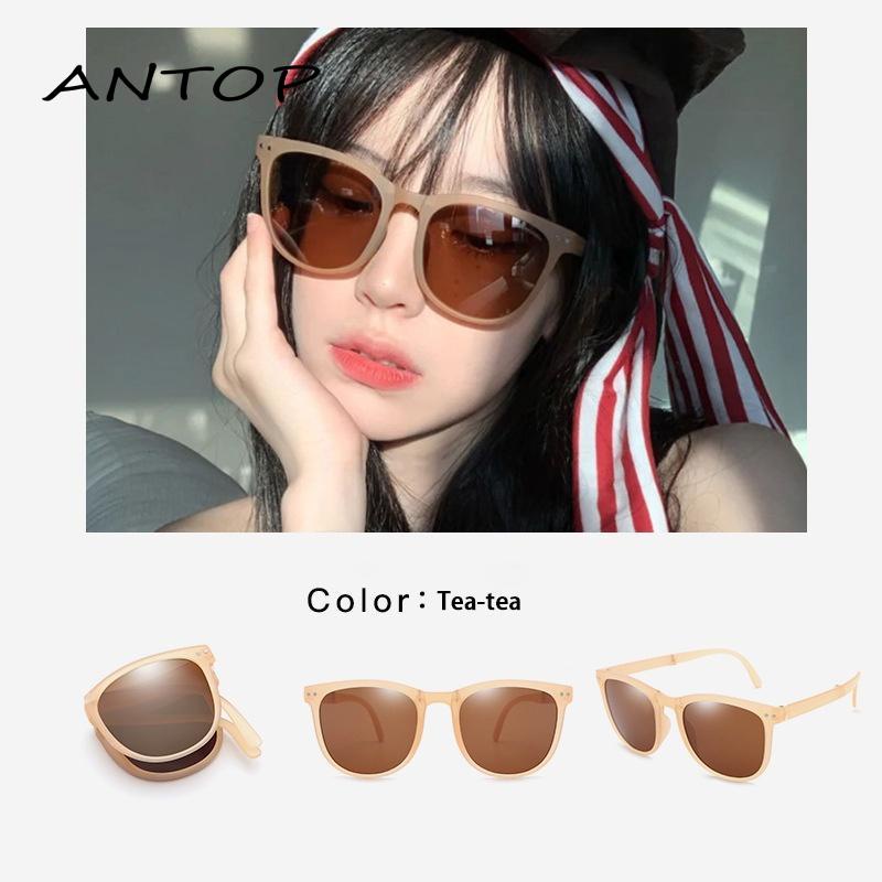 Kacamata Hitam Terbaru Bisa Di LIPAT Sunglasses Anti-UV Wanita Pria Import Kacamata Fashion ANTOP