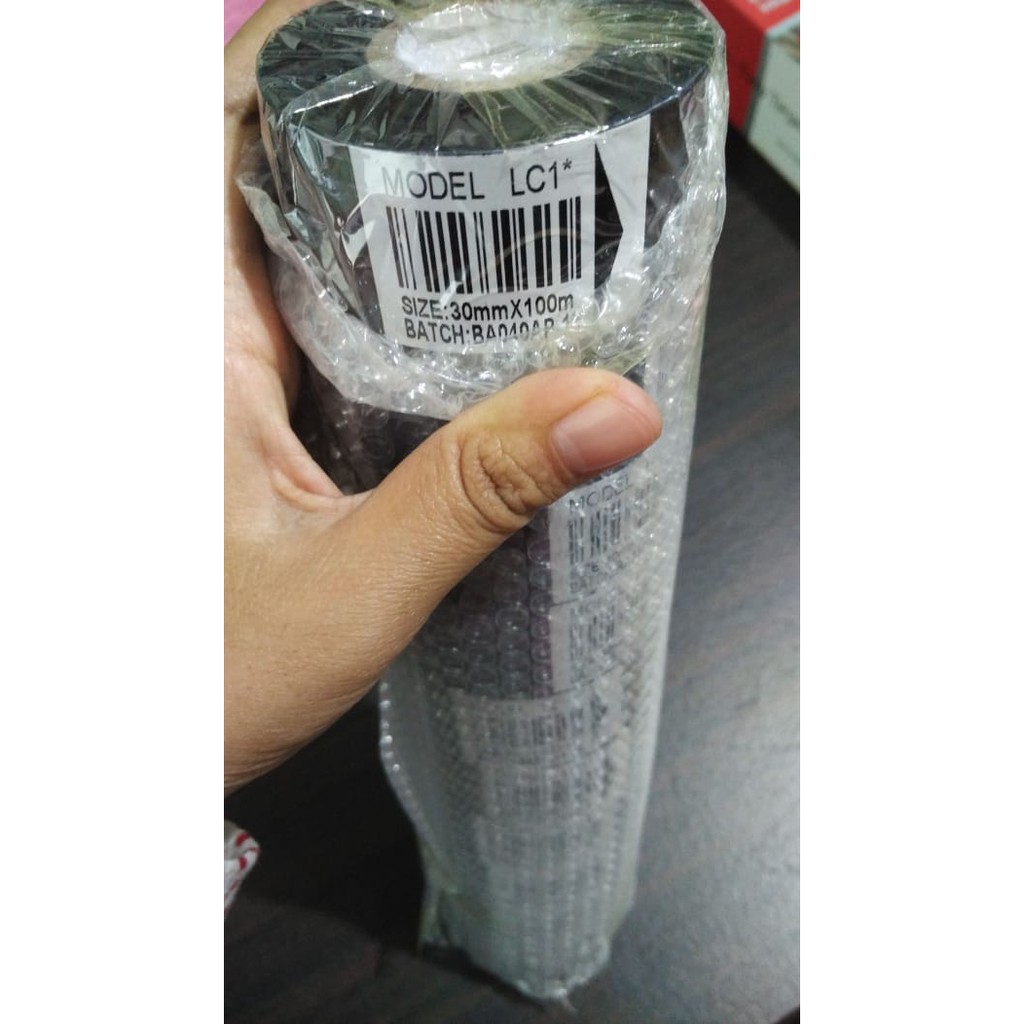 

Ribbon Barcode LC1 30mmx100m