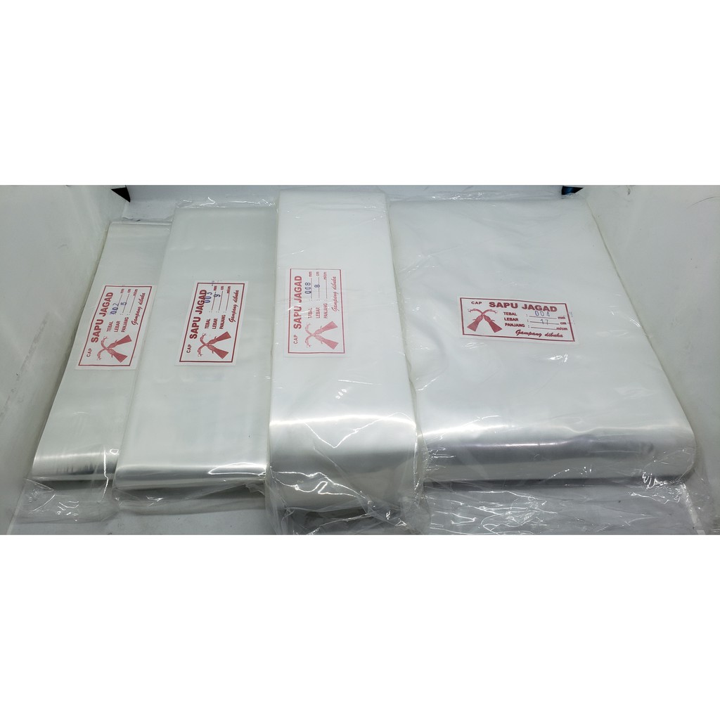 

Plastik PP Roll Tebal 0.05 Micron Lebar 40 cm