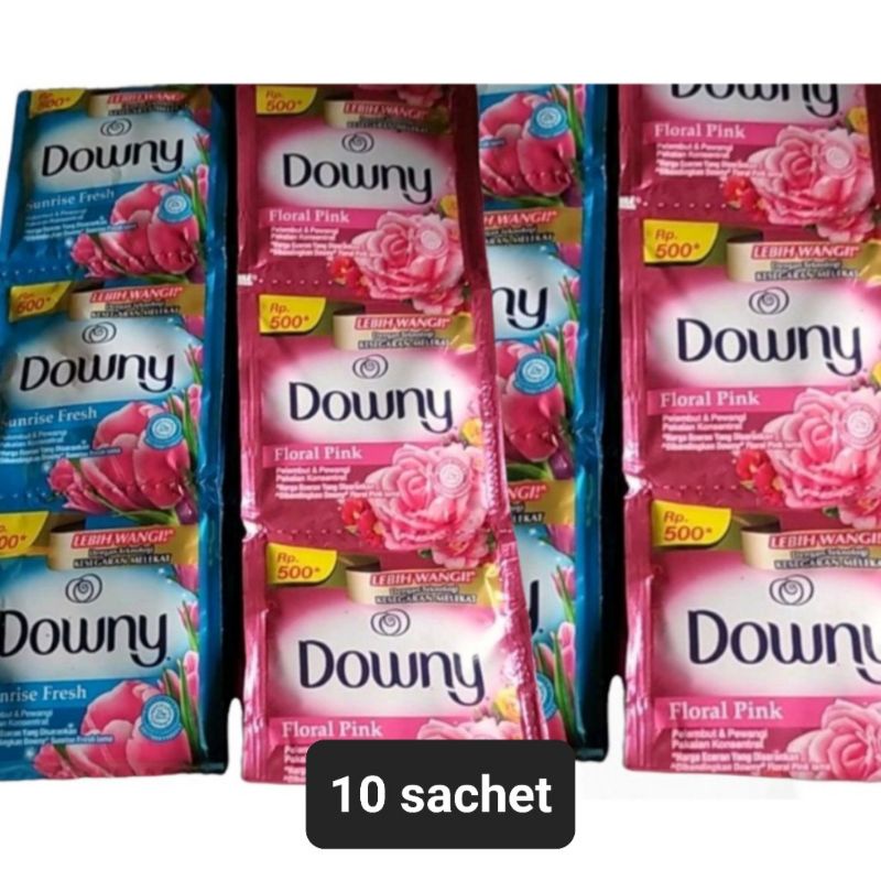 Downy Pelembut Pakaian 10 ml Renceng 500 an 10 sachet