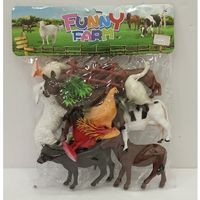 Mainan animal set Funny Farm Pack HW19130604