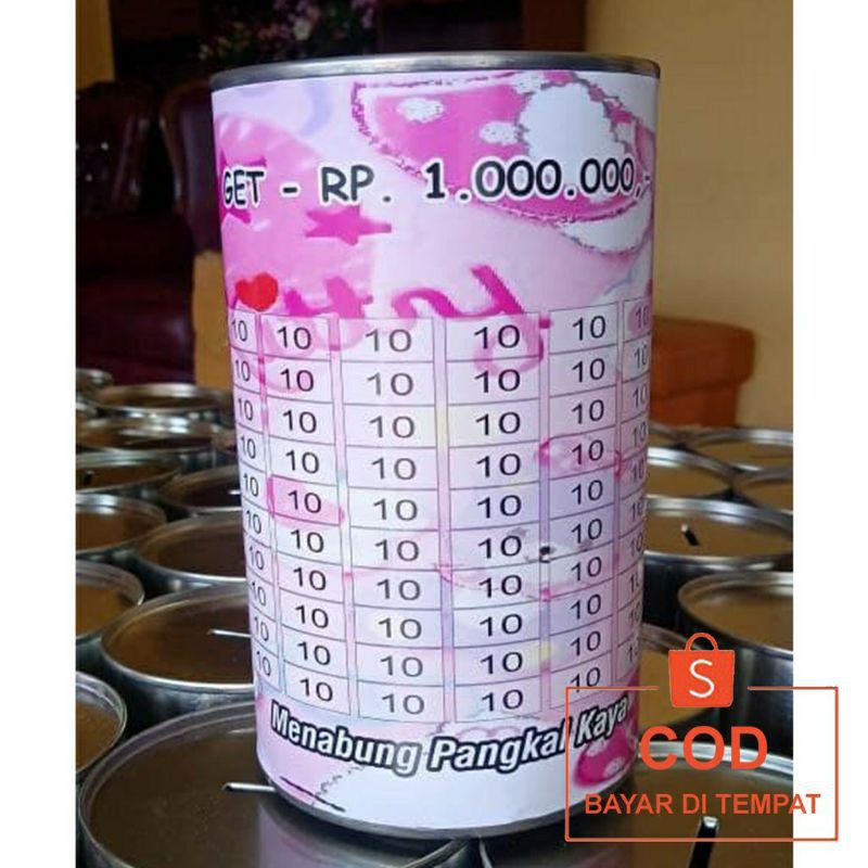 Distributor Celengan Target / Celengan Viral / Celengan Unik / Celengan Murah / Tabungan Target Murah / joazxmhLp1qNl