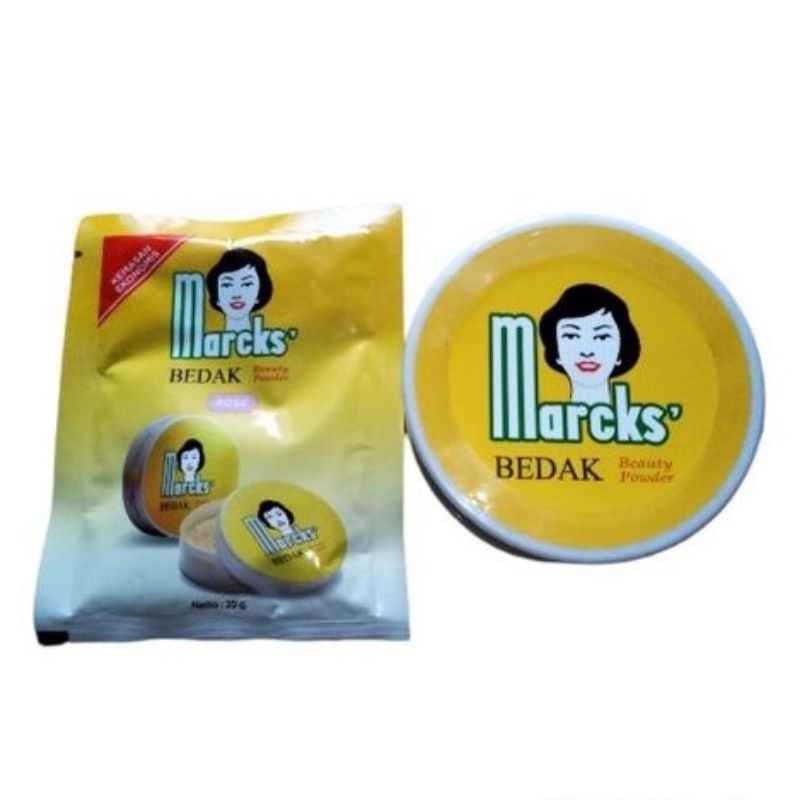 BEDAK MARCKS  BEAUTY POWDER# 40 Gr/ Bedak marcks powder refill 20 gr/bedak marcks tabur