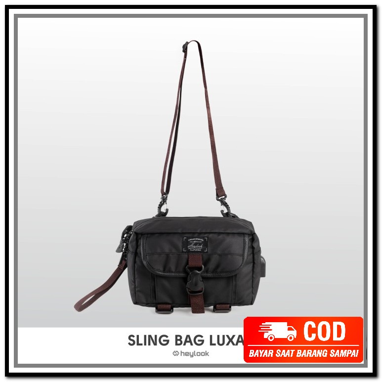 Tas Kecil Fashion Pria Branded Berkualitas No Kw Original Clothin VC742 Tas Selempang Pria Sling Ba