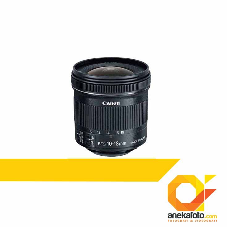 Canon Lensa EF S 10-18mm f/4.5-5.6 IS STM