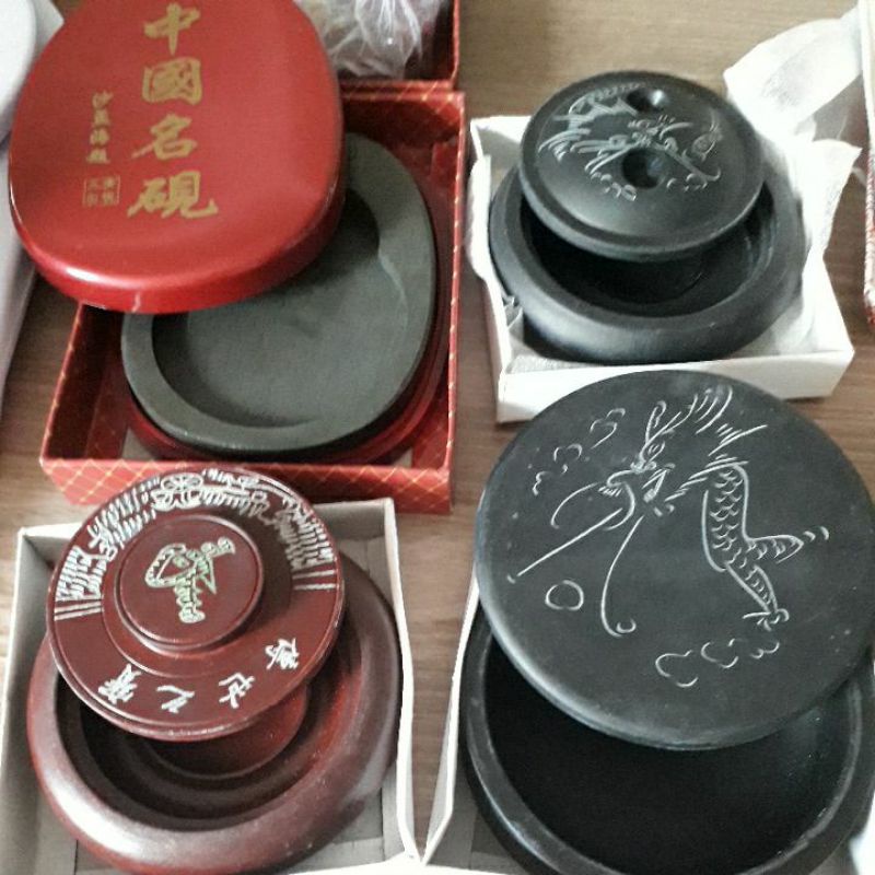 

Bak tinta batu, wadah tinta , 石料砚台 YanTai batu