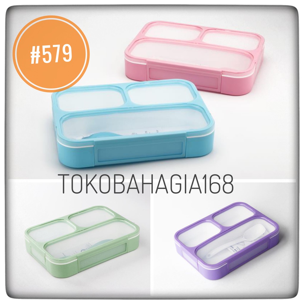 Kotak Makan Yooyee 3 sekat lunch box