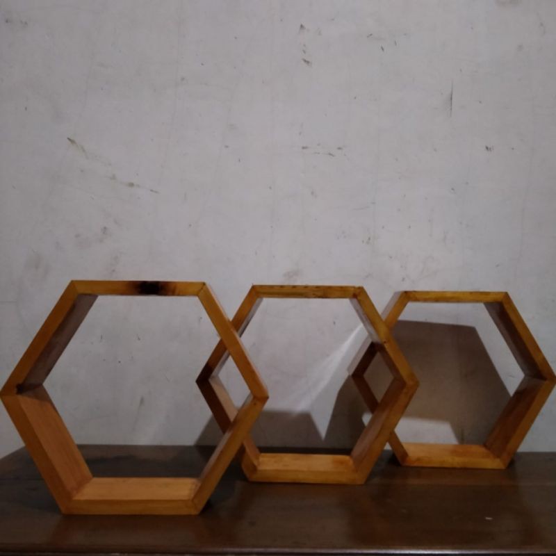 Rak Hexagonal Segi Enam Ukuran Besar