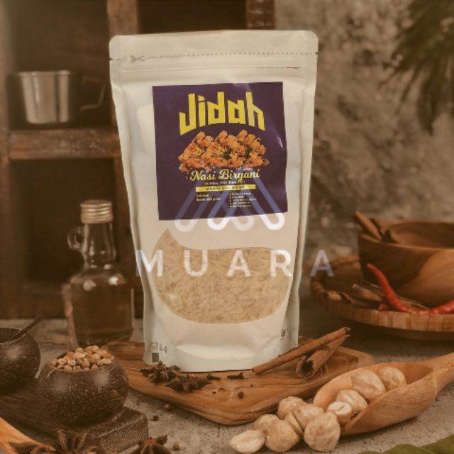 

Ready Bumbu Biryani Instan Jidah mix Beras Basmati 300 Gram
