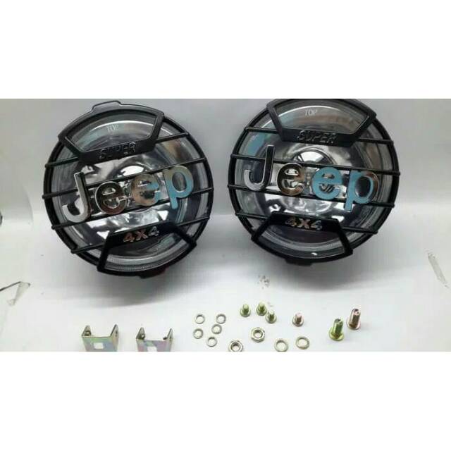 lampu tembak universal jeep 6" bulat