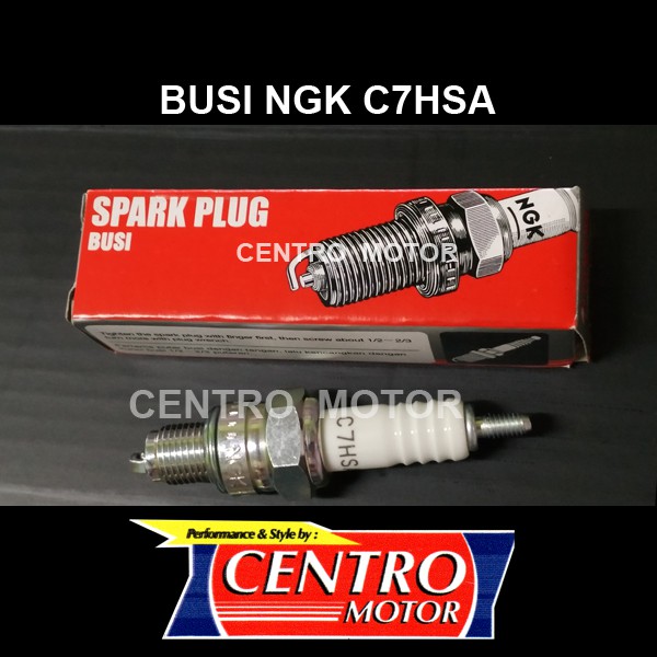 BUSI NGK C7HSA BUSI MOTOR BEBEK GRAND,SUPRA,VEGA,JUPITER,SMASH,SHOGUN