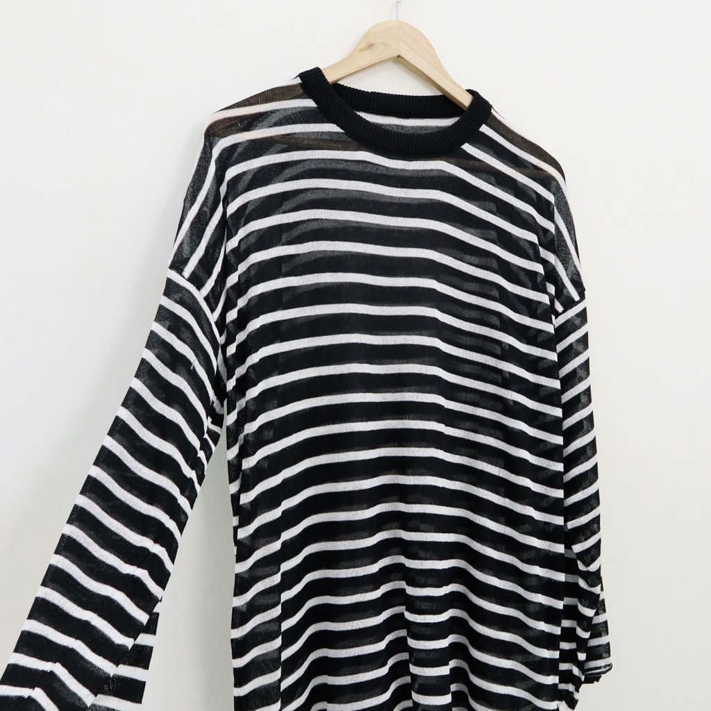 Vimbi stripe long top -Thejanclothes