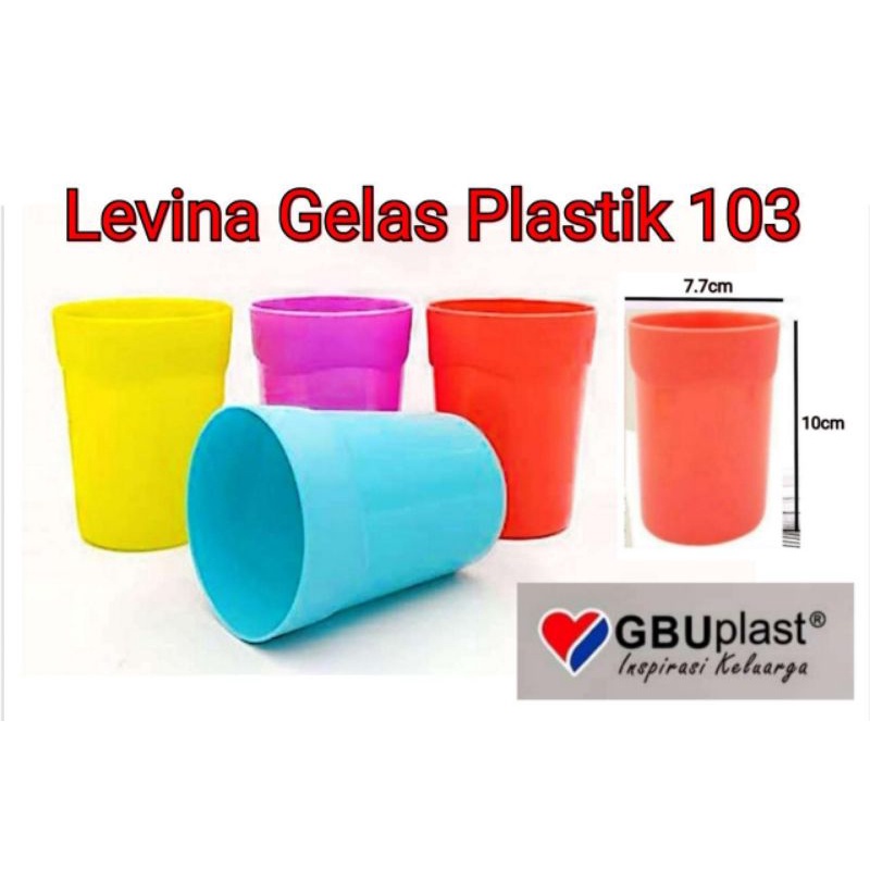 GBU Plast Gelas Plastik Levina 103