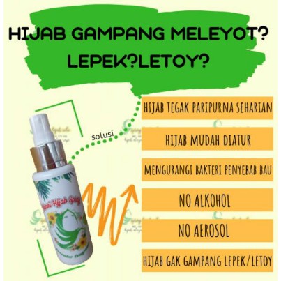 MIANI HIJAB SPRAY ANTI LETOY JILBAB