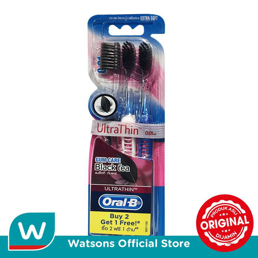 Oral B Tooth Brush Gum Care Blacktea 3s