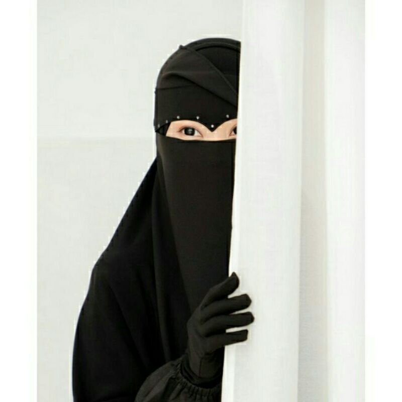 NIQAB PONI ELANG MUTIARA PROMO MURAH LEBAY