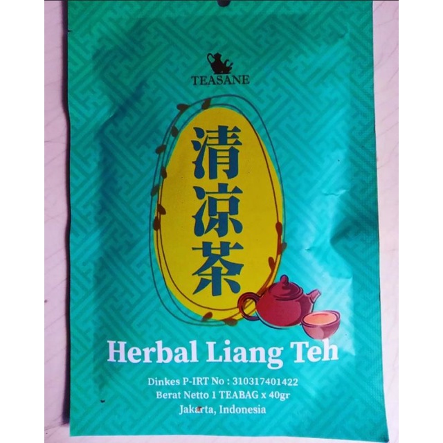 

Liang teh Herbal - Teasane (Dalam Kemasan Tea Bag) untuk 1,5 Liter (4 s/d 5 gelas )