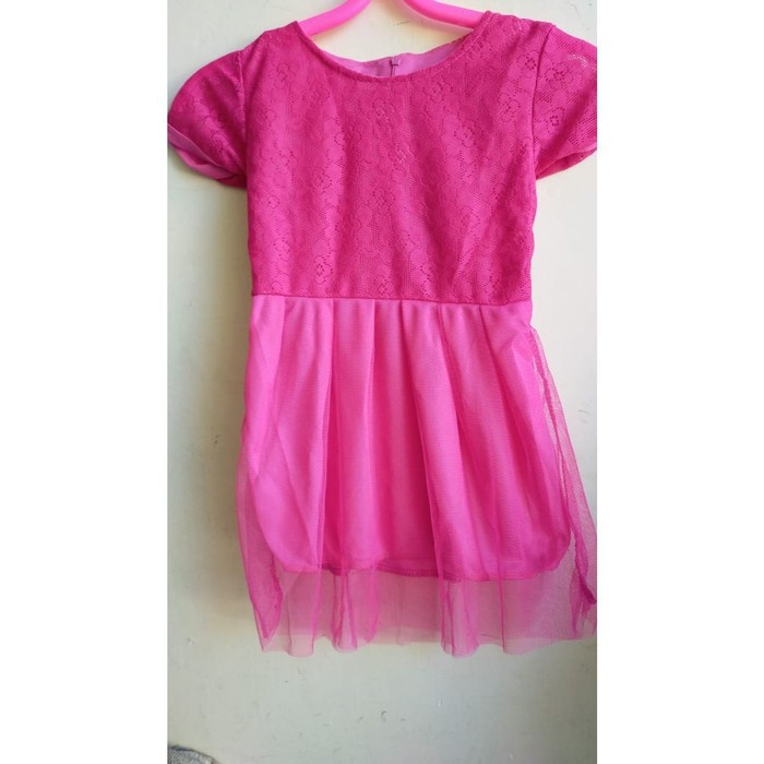 MO - BJ142-DRES BROKAT PITA BELAKANG BAJU PESTA ANAK perempuan
