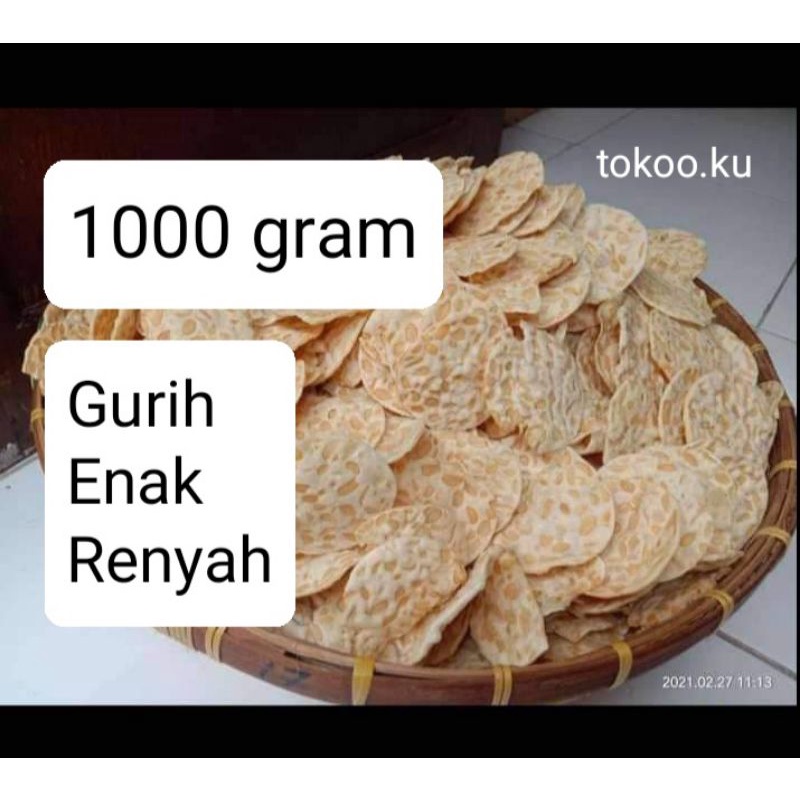 

Kripik Tempe Sagu Original Khas Trenggalek 1000 gram