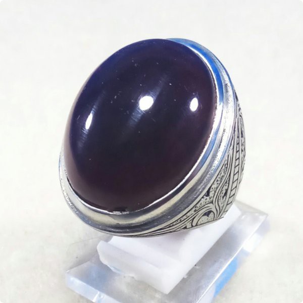 BIG SIZE CINCIN BATU AKIK NATURAL RED KATILAYU ORIGIN CIREBON