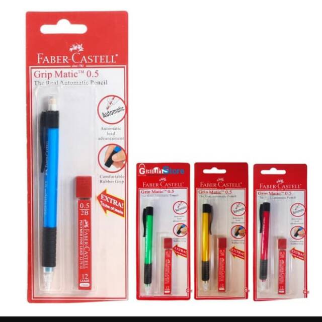 

Pensil mekanik / Faber Castell Automatic Pencil Grip 0.5